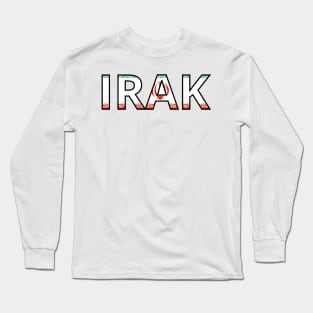 Drapeau Irak Long Sleeve T-Shirt